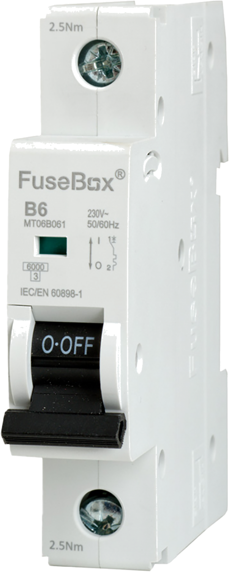 Fusebox 6A B TYPE MCB 10KA 1P